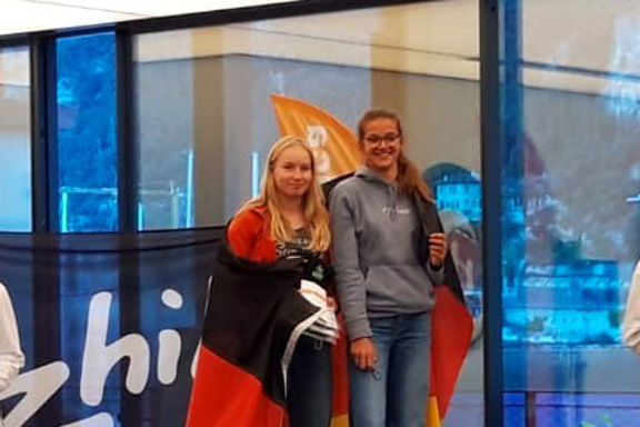 29er - Euro Jule Ernst/Louisa Schmidt Silber bei den U17 Damen - Gewinn Euro Cup