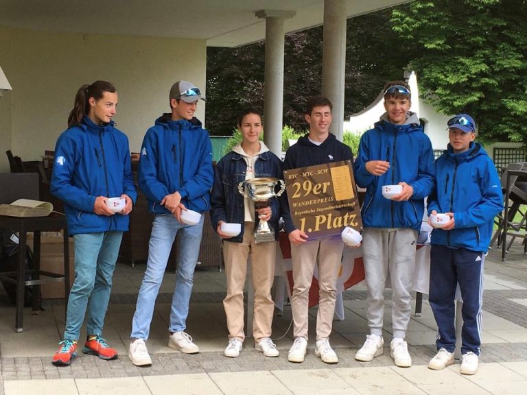 29er - Bayerische Meisterschaft zwei DTYC Teams auf dem Podium