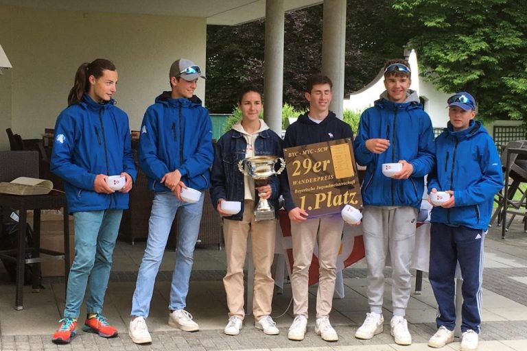29er - Bayerische Meisterschaft zwei DTYC Teams auf dem Podium